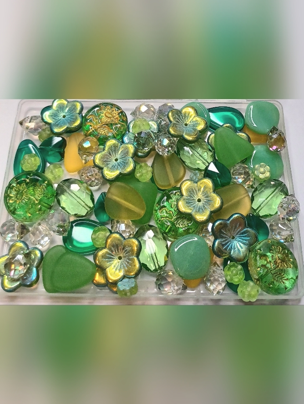 Glass beads loose  jewelry making